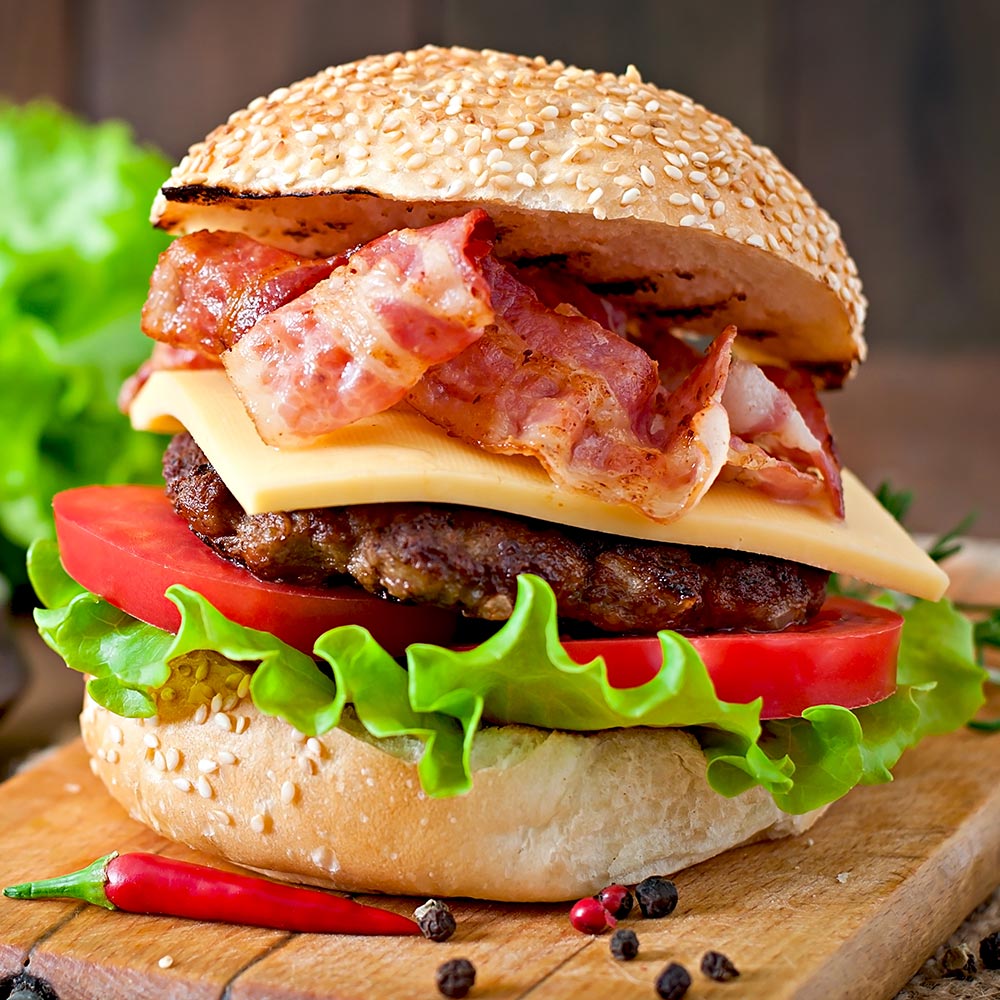 Hambúrguer & bacon