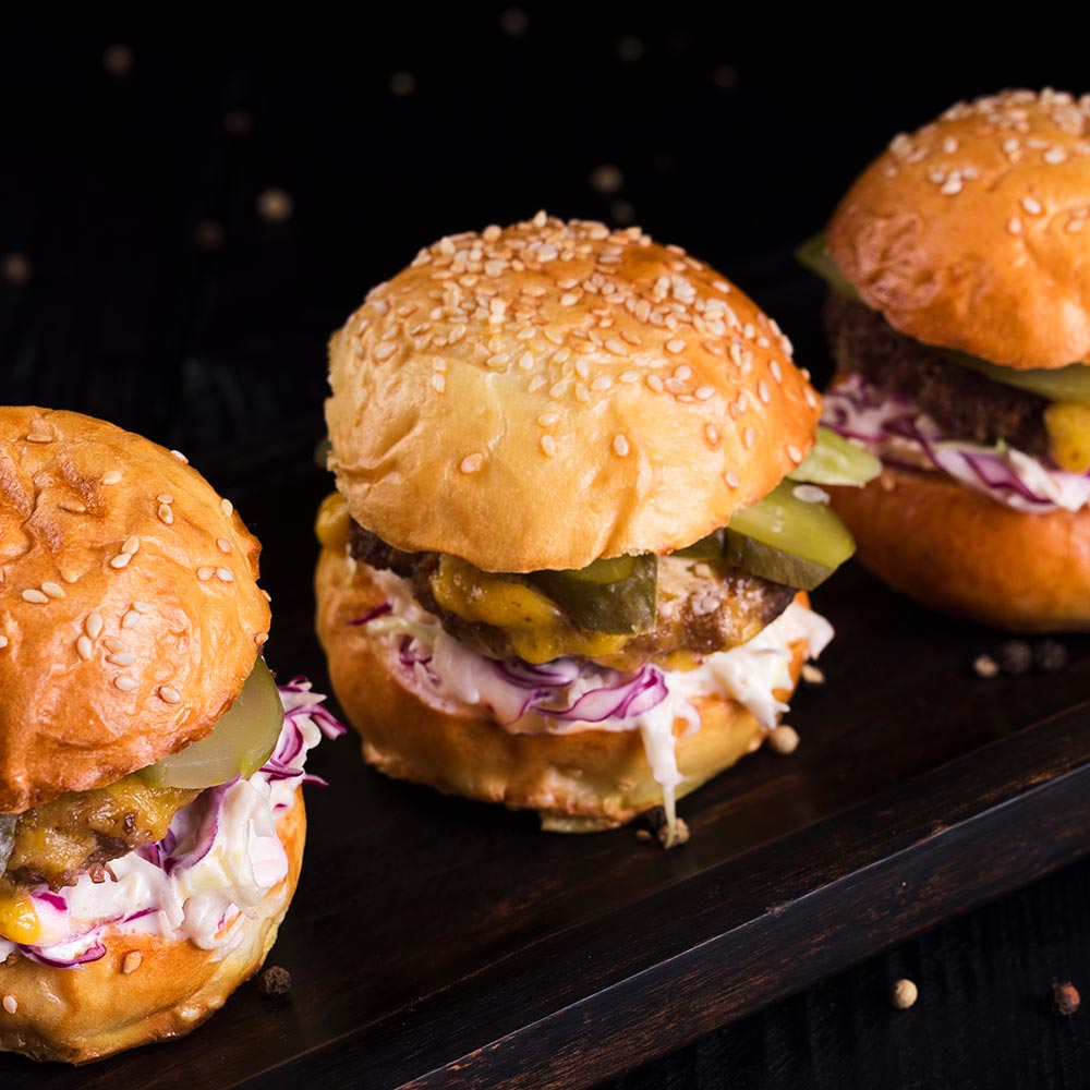 Combo hambúrguer & cebola
